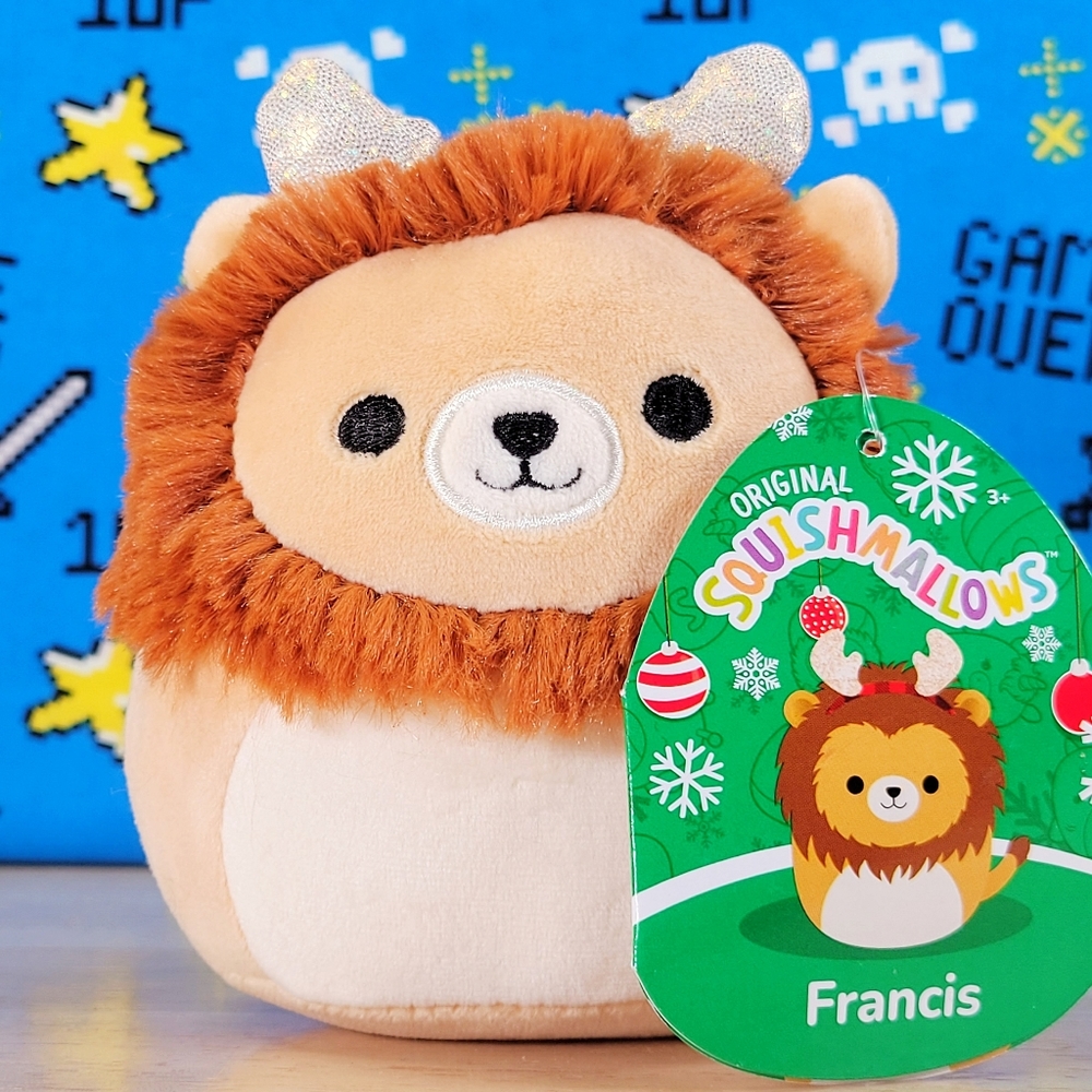 Squishmallow Francis the Lion 4" UltraSoft Stuffed Animal Toy Plush NWT